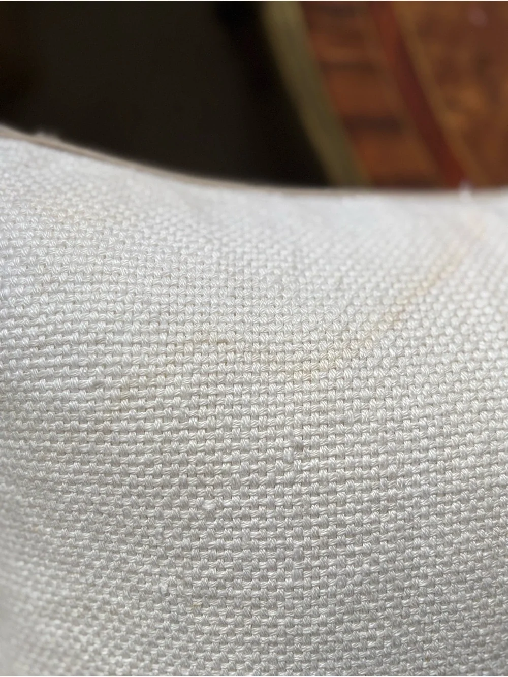 Pottery Barn Cream Linen Cotton Throw Pillows